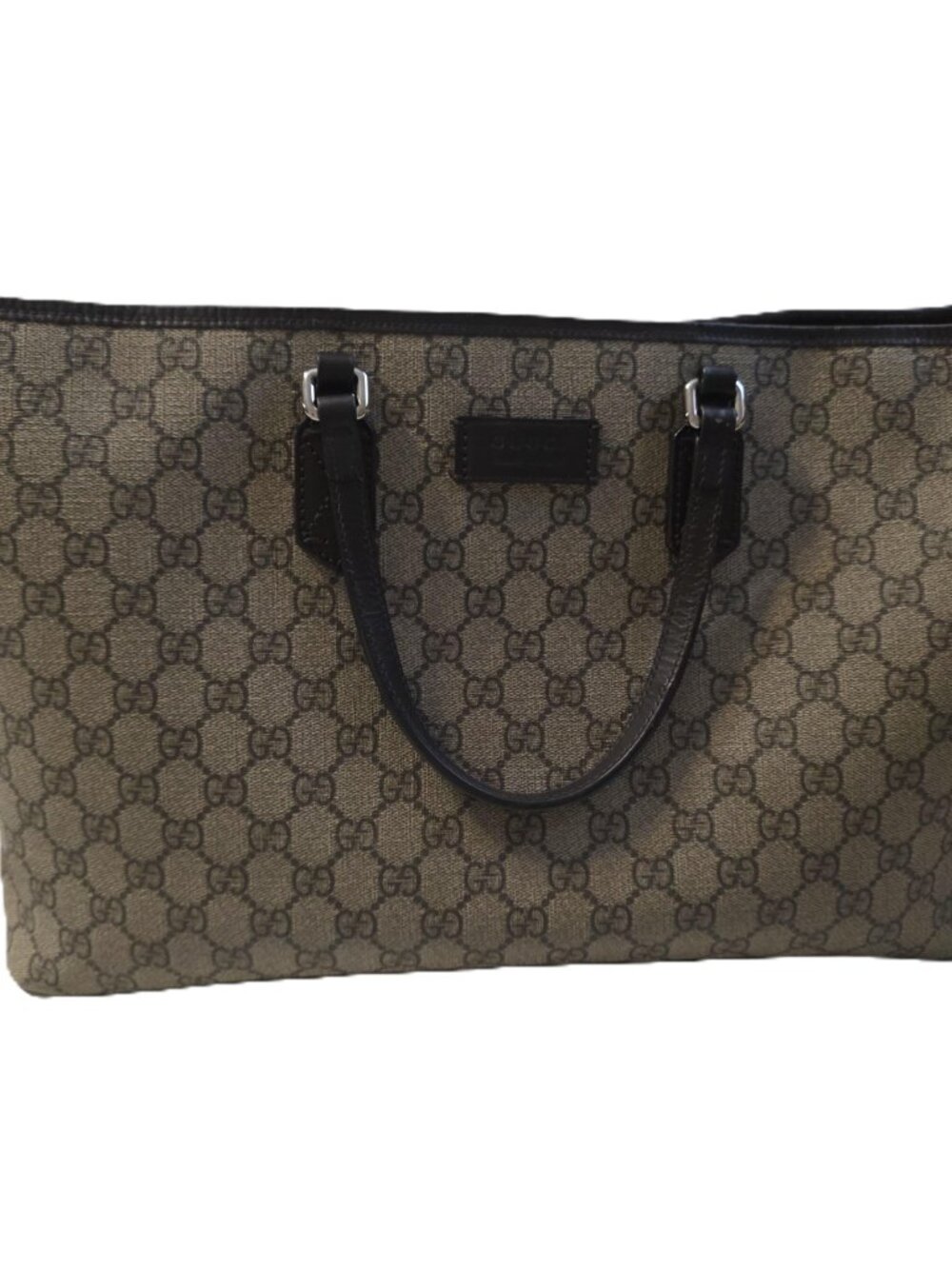 Authentic Gucci Leather Shoulder Bag with Original Receipt - Made in Italy